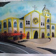  PARROQUIA SAN JOSE DE TUNUMA. Architecture, and Watercolor Painting project by Jeyson Criado Tarazona - 03.01.2021