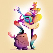 Haberlea (Orpheus Flower). Children's Illustration, Concept Art, Digital Illustration, Traditional illustration, and Vector Illustration project by Nathan Jurevicius - 12.28.2020
