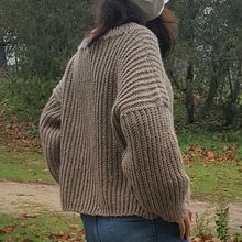 Mi Proyecto del curso: Crochet: crea prendas con una sola aguja. Un proyecto de Costura, Creatividad y Tejido de María M. - 28.12.2020