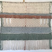 Mi Proyecto del curso: Introducción al macramé: creación de un tapiz decorativo. Un progetto di Macramè di MPaz Jiménez Díaz - 29.12.2020