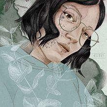 Mi Proyecto, autorretrato ilustrado.  project by Eva de Diego - 12.28.2020