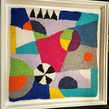 Mi Proyecto del curso: Bordado XL con aguja mágica. Un projet de Broderie de rosana_cifuentes - 28.12.2020