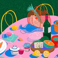 ¡Ñam ñam!. Traditional illustration project by Gisele Murias - 12.29.2020