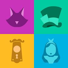 Alicia en el País de las Maravillas. Creativit, and Graphic Design project by Alejandra Marín Garibay - 02.01.2016