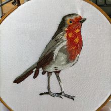 Mi Proyecto del curso: Pintar con hilo: técnicas de ilustración textil. Un progetto di Ricamo di Sole Moya Amo - 01.01.2021