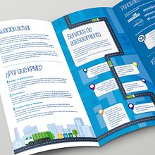 Trípticos corporativos KPMG - Ilustración. Editorial Design, Graphic Design, and Vector Illustration project by Alejandra Marín Garibay - 01.17.2020