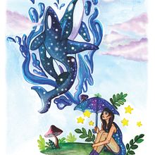 My project in Watercolor Techniques for Dreamlike Illustrations course. Traditional illustration project by Cristina Torres - 12.30.2020