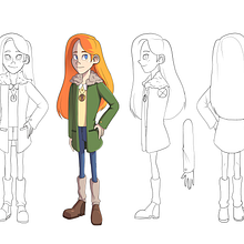 Final Project - "Split Realms" for Character Creation for Animation: Shapes, Color, and Expression course. Character Design, Concept Art, and Digital Illustration project by Alexis Brunk - 12.30.2020