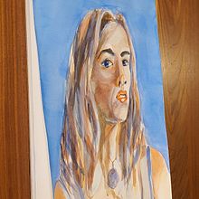 My project in Artistic Portrait with Watercolors course. Un progetto di Pittura ad acquerello di S Shing Lim - 30.12.2020