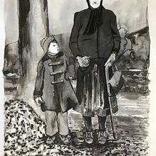 My project in India Ink Illustration with Japanese Influence course. Traditional illustration project by hugo_lufft - 12.30.2020