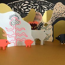 Juguetes de papel. Papercraft projeto de Paz Tamburrini - 08.07.2019