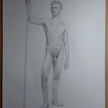 Mi Proyecto del curso: Dibujo realista de la figura humana Dibujo de Peter.. Self-Portrait Photograph project by Carlos Alberto Trujillo Ramirez - 12.31.2020