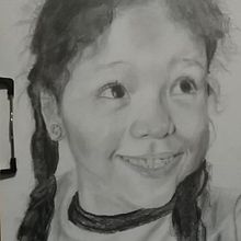 Mi hija. Portrait Drawing project by Alvaro Umaña Barrera - 12.31.2020