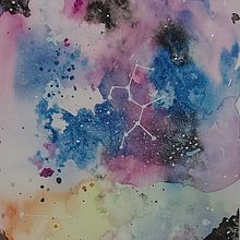 Meu projeto do curso: Técnicas modernas de aquarela. Artes plásticas, e Artesanato projeto de Luiza Alana Aparecida dos Santos - 14.01.2021