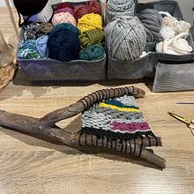 Weaving practice - continuing from Introduction to Tapestry Weaving. Fiber Arts project by Matthew Digby - 12.31.2020
