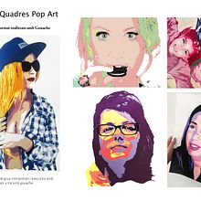 Retratos Pop Art con Pintura Gouache. Un progetto di Pittura gouache di Anna Gimenez - 31.12.2020