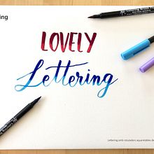 Lettering y Caligrafía. Un progetto di H, lettering e Lettering di Anna Gimenez - 31.12.2020