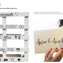 Lettering y Caligrafía para Bodas - Decoración Palés y Sobres Invitaciones. Un progetto di H, lettering e Lettering di Anna Gimenez - 31.12.2020