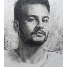Mi Proyecto del curso: Mi hijo. Traditional illustration, Fine Arts, Sketching, Pencil Drawing, Drawing, Portrait Drawing, Realistic Drawing, Artistic Drawing, and Figure Drawing project by Enrique Enríquez Chaves - 12.31.2020
