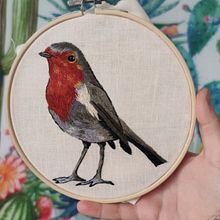 Mi Proyecto del curso: Pintar con hilo: técnicas de ilustración textil. Embroider project by Aina - 12.31.2020