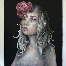 My project in Chiaroscuro Creative Portrait with Pencils course. Projekt z dziedziny R i sunek ołówkiem użytkownika Ellen Gattel - 31.12.2020