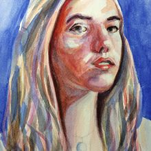 Mi Proyecto del curso: Retrato artístico en acuarela. Pintura em aquarela projeto de Montse Alonso - 31.12.2020