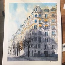 My project in Architectural Sketching with Watercolor and Ink course. Watercolor Painting project by alberto.pasquale2010 - 01.02.2021