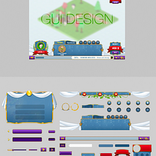 GUI Videojuego. Digital Drawing, Game Design, and UX / UI project by Jorge Juan Oliva Castillo - 05.21.2013