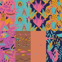 Mi Proyecto del curso: Diseño de patrones ilustrados. Projekt z dziedziny Trad, c, jna ilustracja, Ilustracja c, frowa, Ilustracje dla dzieci i Pattern design użytkownika María José Pardo - 31.12.2020