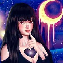 Corazón de la Vía Láctea. Un projet de Illustration numérique de Vladimir Medel - 01.01.2021