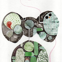 My project in Introduction to Children’s Illustration course: Baby Mouse POPAS learning about tolerance. Children's Illustration, and Traditional illustration project by Evelina Simanavičiūtė - 01.01.2021