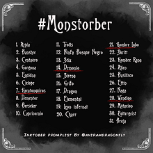 Inktober 2020. Un proyecto de Bellas Artes, Diseño de personajes e Ilustración digital de Marina García - 01.01.2021