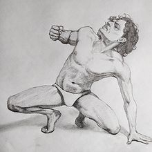 Mi Proyecto del curso: Ilustración para cómics: anatomía de un superhéroe. Desenho a lápis, e Desenho anatômico projeto de Diego Eduardo Castro Calderon - 02.01.2021