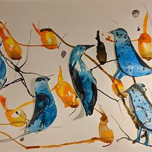 Mi Proyecto del curso: Naturaleza ilustrada: una exploración creativa. Traditional illustration, and Watercolor Painting project by Brenda Oliva - 01.06.2021