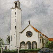 My project in Architectural Sketching with Watercolor and Ink course. Un proyecto de Pintura a la acuarela de Chris Styles - 02.01.2021