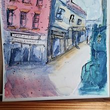 Mi Proyecto del curso: Dibujo arquitectónico con acuarela y tinta. Un proyecto de Ilustración arquitectónica de urbanitapinta - 02.01.2021