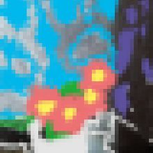 graffiti and mosaic drawings on the photo. Un proyecto de Animación de editalengvenyte - 02.01.2021