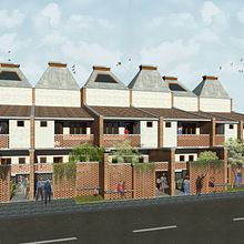 My project in Architectural Visualization Using Digital Collage course. Architecture project by Rashmi Makwana - 01.06.2021