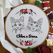 Bordados de animais de estimação Ein Projekt aus dem Bereich Stickerei von Camila Marchetti - 02.01.2021