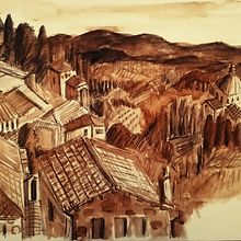 My project in Watercolor Coloring for Comics and Illustrations course. Een project van  Tekening y Aquarelschilderen van Paul Jackman - 02.01.2021