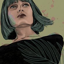 My project in Illustrated Portraits with Procreate course. Un projet de Dessin numérique et Illustration numérique de Diana Poell - 02.01.2021