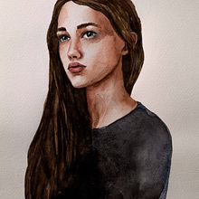 Mi Proyecto del curso: Retrato en acuarela a partir de una fotografía. Traditional illustration project by Nahir Rocha - 10.06.2020