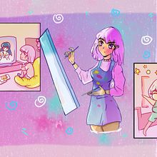 Mi Proyecto del curso: Ilustración digital con influencia manga. Un proyecto de Ilustración digital de JAIRYNA MANRRIQUE - 02.01.2021