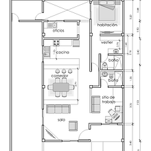 Mi Proyecto del curso:  Remodelación Casa Materna . Arquitetura, Design de interiores, e 3D projeto de ana_ruiz1610 - 03.01.2021