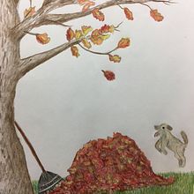 Autumn Leaves, Autumn Joy. Un proyecto de Dibujo de Sarah Boyd - 03.01.2021