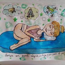 Mi Proyecto del curso: Ilustración artística: dibuja tu imaginario. Traditional illustration, Drawing, Watercolor Painting, and Children's Illustration project by Mariana Méndez - 01.03.2021