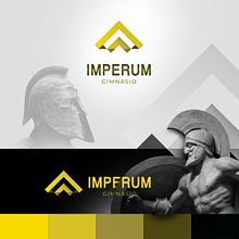 Mi Proyecto del curso: Diseño de marcas con retícula IMPERUM. Een project van  Br e ing en identiteit van ricardoparrapub - 04.01.2021