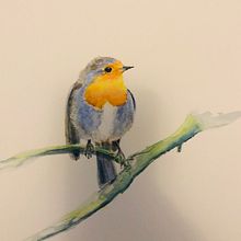 My project in Artistic Watercolor Techniques for Illustrating Birds course. Un proyecto de Ilustración tradicional, Pintura a la acuarela, Dibujo realista e Ilustración naturalista				 de leoniei - 04.01.2021