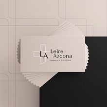 Farmacia Leire Azkona. Br, ing, Identit, and Logo Design project by Maite Diez - 01.04.2021