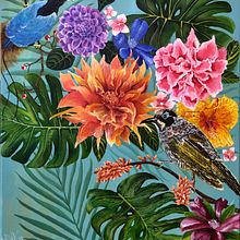 My project in Botanical Painting with Acrylic course. Acr, lic Painting, and Botanical Illustration project by Si Ying Tan - 01.04.2021